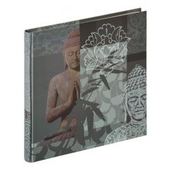 Klasszikus fotóalbum Buddha 26x25/40 szürke
