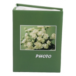 Fotóalbum 10x15/100 fotó BOUQUET zöld